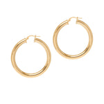 Chunky GOld Hoops Large