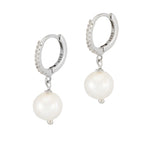 Freshwater Pearl hoop earrings